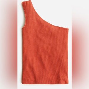 ✨NWT J. Crew One-Shoulder Tank Top